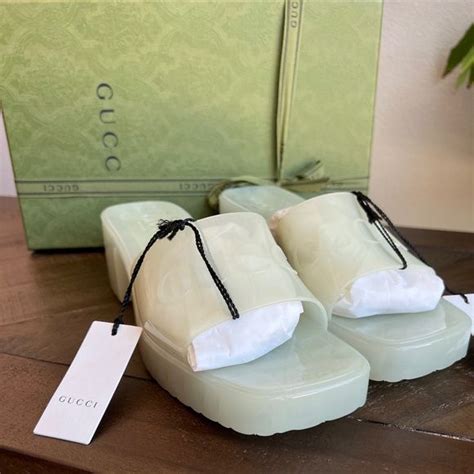 glow in the dark gucci slides